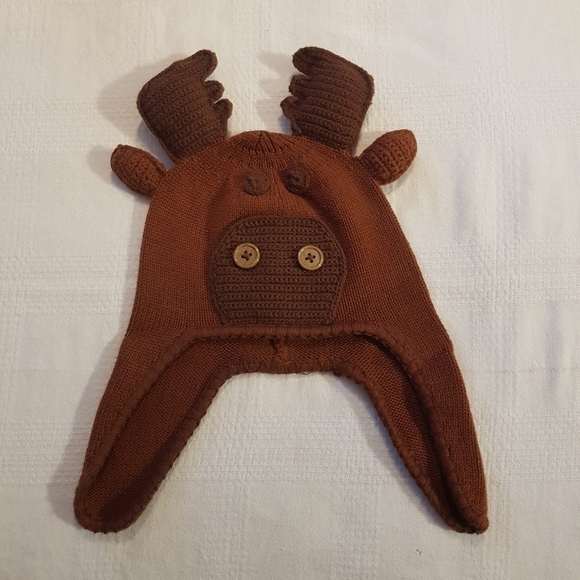 Hanna Andersson knit moose hat size small - Picture 1 of 4